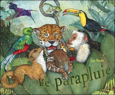 Quel animal saute devant le toucan ?