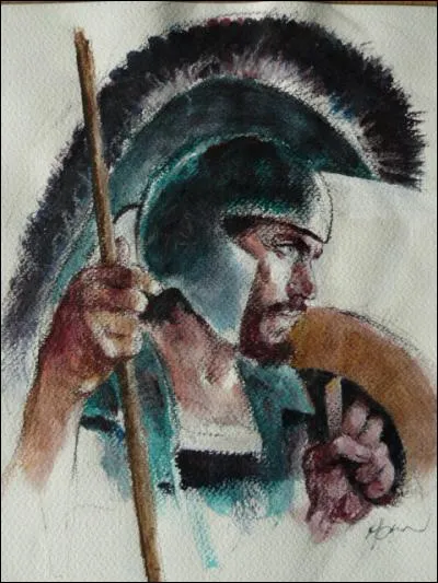 La flotte athénienne sous les ordres de ce commandant, détruira les 500 navires perses lui faisant face à la bataille de Salamine dans un véritable carnage où les derniers Perses survivants furent impitoyablement tués à coups de rames. Qui est-il ?