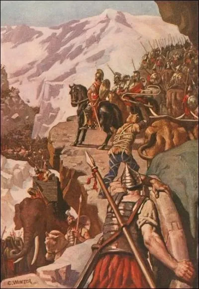 Célèbre général carthaginois, il avait juré une haine éternelle aux Romains, il franchit les Alpes avec 100 000 hommes. Qui est-il ?