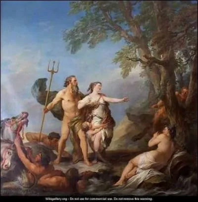 Un jour, un satyre a essayé de me violer, j'ai imploré l'aide de Poséidon. Pour le remercier de son aide, je me suis unie à lui et j'ai eu un fils, Nauplios. Qui suis-je ?