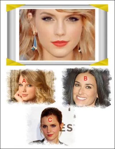 La star qui n'est pas présente sur la photo truquée est :