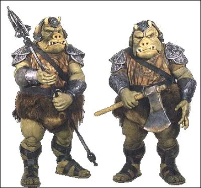 Quel est le nom de la race des gardes du palais de Jabba ?