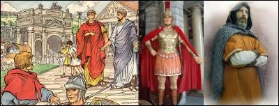 Vous, Gaulois, vous n'êtes que des pérégrins ! D'ailleurs, vous n'êtes pas les seuls, vos voisins les Goths, le sont aussi ! 
Que signifie le terme « pérégrin » ?