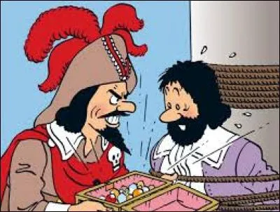 Dans la bande dessinée Tintin, à quel pirate cruel associe-t-on le trésor de la Licorne ?