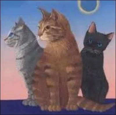 Qui sont les 3 chats de la prophétie : "Après le geai aux yeux perçants et le lion rugissant, la paix viendra sur les ailes de la douce colombe." ?