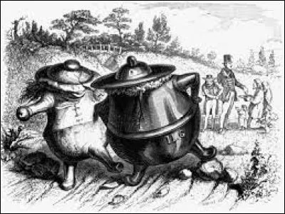 A quel autre pot est associé le pot de fer dans une fable de La Fontaine ?