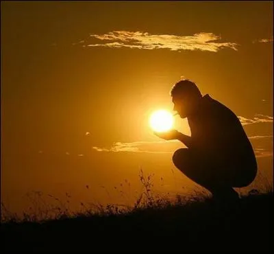 Qu'allais-je faire, comme avant, dans mes rêves d'enfant, avec le soleil ?