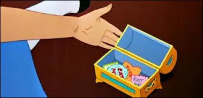 Dans "Alice au pays des merveilles", le gâteau fait :