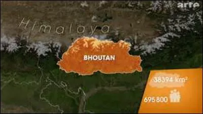 Quels sont les deux pays frontaliers avec le Bhoutan ?