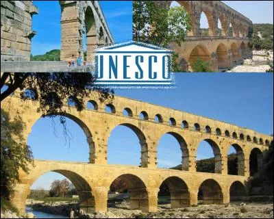 Depuis quand le pont du Gard, monument antique exceptionnel et emblématique du département est-il inscrit à la liste du patrimoine mondial de l'UNESCO ?