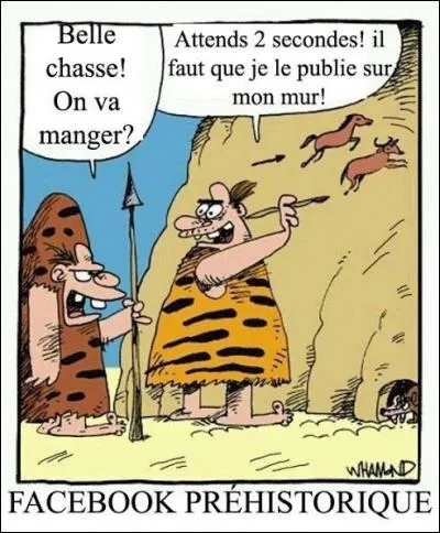 Comme vous pouvez le voir sur l'image, monsieur préhistoire bénéficiait lui aussi d'une application !