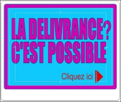 Si tu trouves la réponse, tu seras libéré(e), peut-être même délivré(e) !