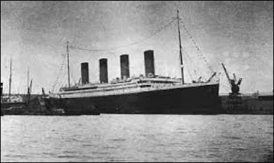 Histoire : En quelle année a coulé le Titanic ?