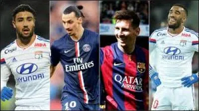 Quel joueur a été élu meilleur joueur de Ligue 1 durant la saison 2014-2015 ?