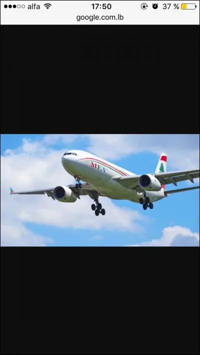 La compagnie aérienne dans la photo est...