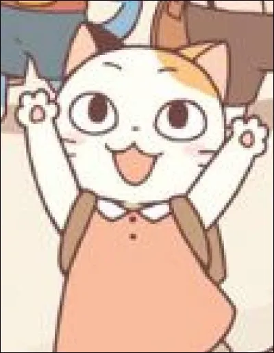 Quel est le nom de cette petite chatte adorable qui vit sur une île uniquement peuplée de félins ?