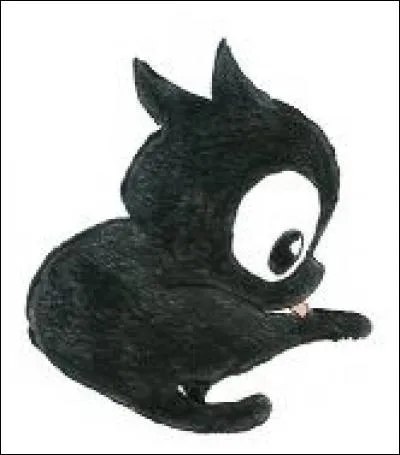 Quel est le nom du petit chaton abandonné dans une boîte de carton ?