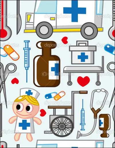 J'observe l'image et je vois : quatre coeurs rouges sur l'image médicale !