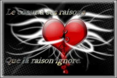 Maman, qu'est-ce-qu'il a tonton, il a mal au coeur ? Oui mon trésor, il fait de ...