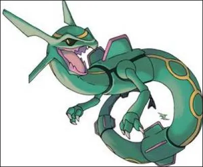 De quelle couleur est Rayquaza Shiny ?