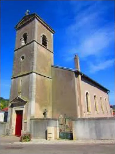 Voici l'église Saint-Laurent de Puzieux. Village Mosellan, il se situe dans le nouvelle région ...