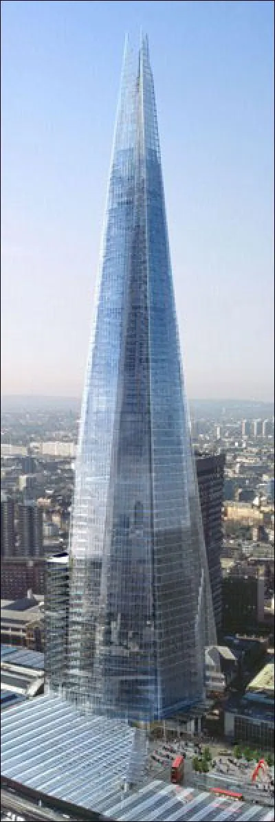 Culture - The Shard, le plus haut gratte-ciel de Londres, s'élève à...