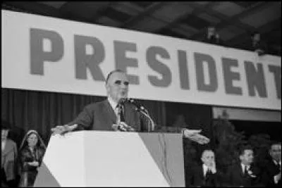 Le 15 juin 1969, il est élu Président de la République. De qui s'agit-il ?