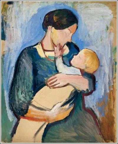 Qui a peint "Mère avec enfant" ?