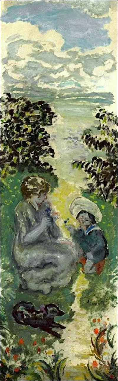 Qui a peint "Mère et enfant" ?