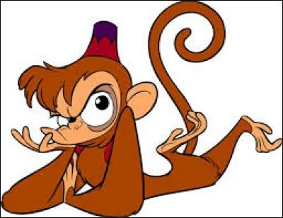 Comment s'appelle ce singe, fidèle compagnon d'Aladdin ?