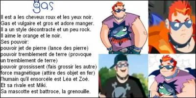 Quelle est la mascotte de Gas ?