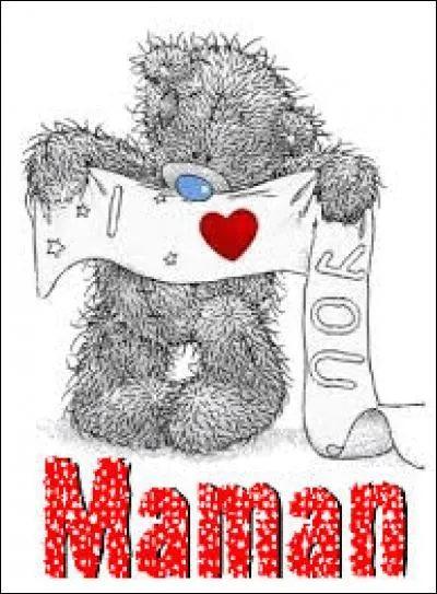 Tu as été la première à me prendre --- tes bras, à verser des milliers de larmes de joie rien que pour moi...