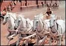 Quels sont les noms des quatre chevaux du char men&eacute; par Ben Hur ?