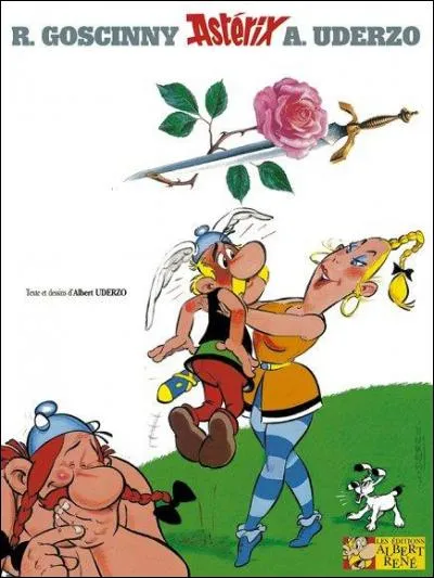 Quel album d'Astérix possède le nom d'une fleur dans son titre ?