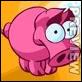 Comment se nomme ce cochon, mascotte des jeux sur téléphone Handygames ?
