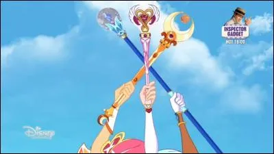 Quel sort les trois filles lancent-elles à chaque fin d'épisode ?