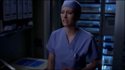 A ce moment sur cette photo, Lexie Grey (Chyler Leigh) chante la phrase :