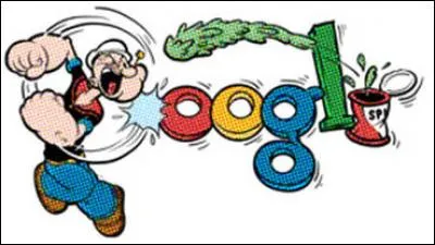 En 2009, alors que le personnage de Popeye est entré dans le domaine public en Union européenne ; le 8 décembre, Google se met à l'effigie de Popeye. Pour quelle occasion ?