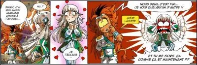 Passons à l'un des plus beaux couples de la série : Gryf et Shimy ! Ne sont-ils pas trop mignons ? Il faut dire que leur couple est, sans conteste, le plus instable de la série.
Pour qui Gryf plaque-t-il Shimy ?