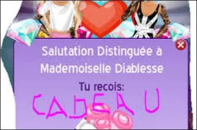 Quand on reçoit une salutation, on a .... starcoins.