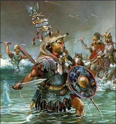 Qui est le premier Romain à débarquer avec ses troupes en Bretagne ?