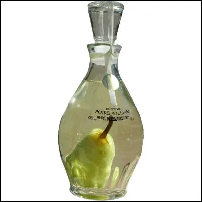 Pour terminer ce repas, en digestif, je vous propose une poire à la fine !