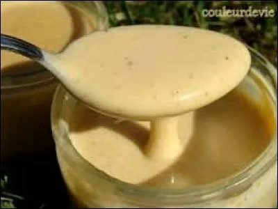 Juste après, évidemment, en dessert, je pense que vous aimeraient cette exellente crème au goût de Mont Blanc.