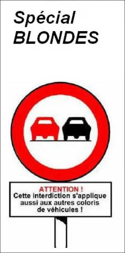 Que signifie ce panneau de signalisation ?