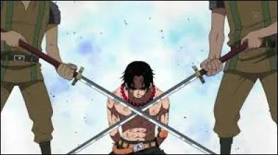 Comment se nomme la guerre durant laquelle Ace devait se faire exécuter ?