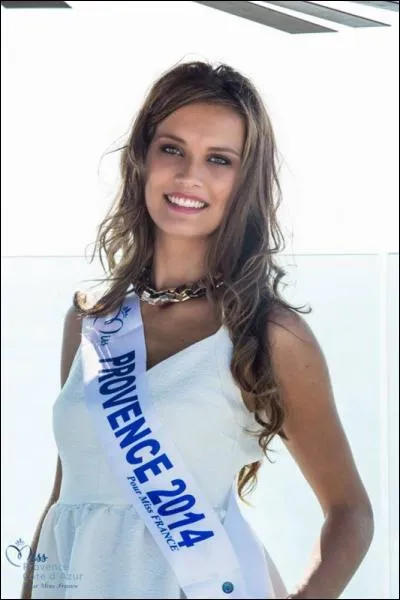 Miss Provence 2014 à miss France 2015 est :
