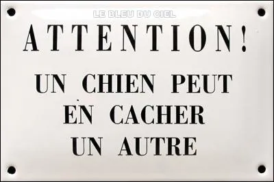 Si vous avez un chien méchant, quelle inscription auriez vous mis sur la pancarte à Rome, dans l'Antiquité ?