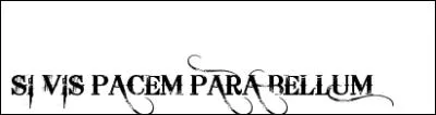 Que veut dire "Si vis pacem, para bellum" ?
