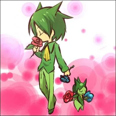 Avec quel Pokémon de sexe féminin de garçon est-il ?
