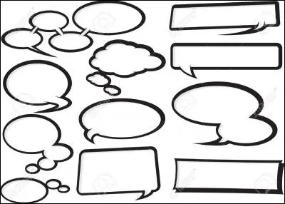 Comment appelle-t-on la bulle dans laquelle figure un dialogue dans une bande dessinée ?